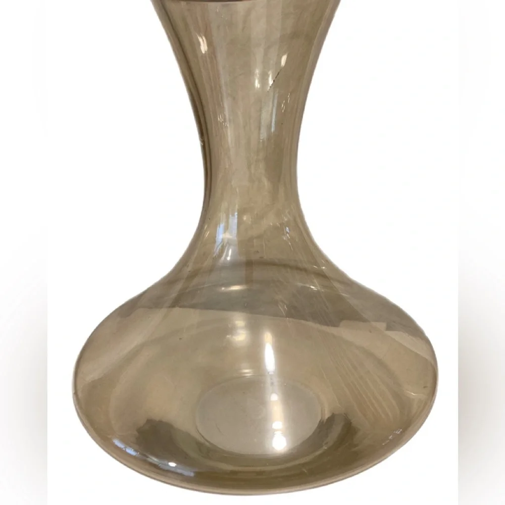 Ships Wine Decanter Slant Top W/ Round Bottom Champagne Crystal Decanter